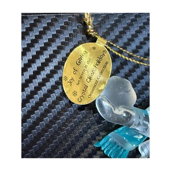 Bradford Editions Disney Winnie The Pooh Tigger 4 Crystal Clear Ornaments 2004 - Picture 7 of 14